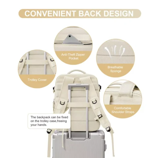 Stylish Travel Backpack - Image 3
