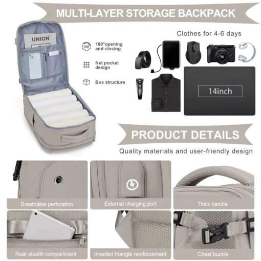 Flight Approved Travel Backpack - Image 4