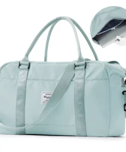 Stylish Weekender Travel Bag for Women – 18.5×8.6×14.56 in