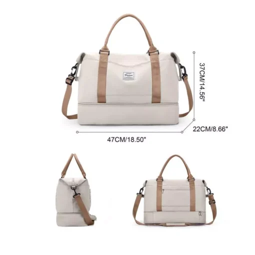 Weekender Bags for Women – Personal Item Travel Bag with Shoe Compartment - Image 6