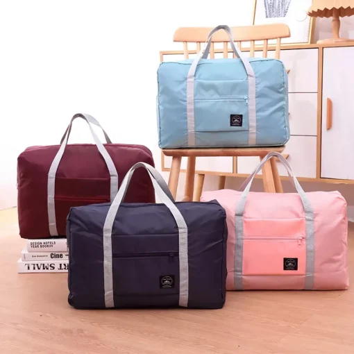 Foldable Travel Duffel Bag – Lightweight, Large Capacity Carry-On for Women and Girls