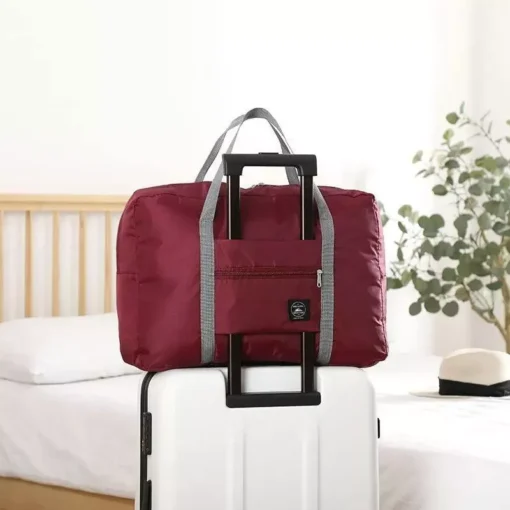 Foldable Travel Duffel Bag – Lightweight, Large Capacity Carry-On for Women and Girls - Image 5