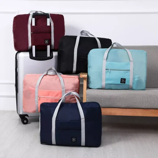 Foldable Travel Duffel Bag – Lightweight, Large Capacity Carry-On for Women and Girls - Image 3