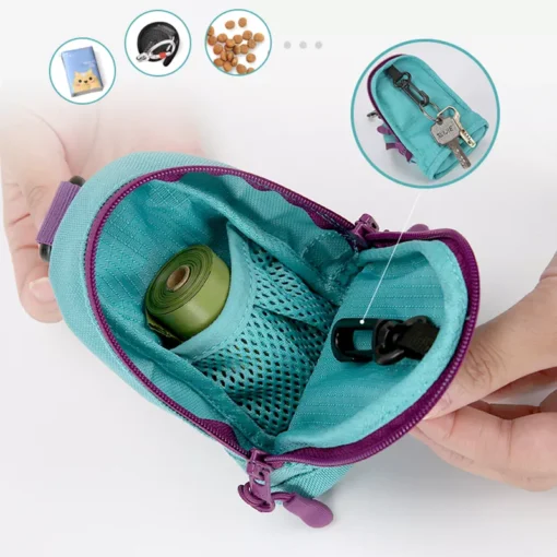 Multi-functional Poop Bag Holder and Pet Treat Pouch - Image 3