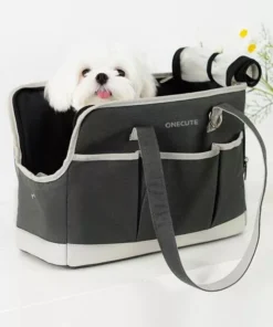 Portable Canvas Pet Carrier Shoulder Bag