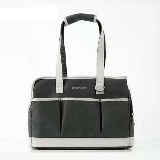 Portable Canvas Pet Carrier Shoulder Bag - Image 6