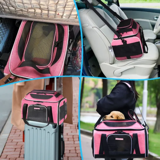 Airline Approved Pet Carrier with Expandable Top & Safety Features - Image 5