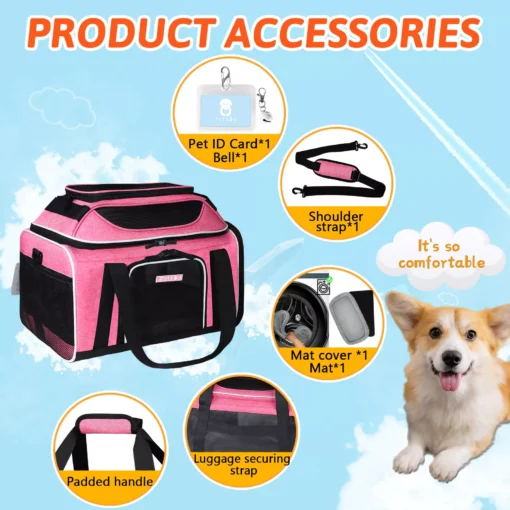Airline Approved Pet Carrier with Expandable Top & Safety Features - Image 6