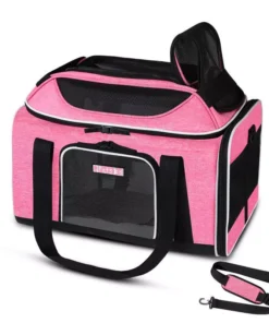 Airline Approved Pet Carrier with Expandable Top & Safety Features