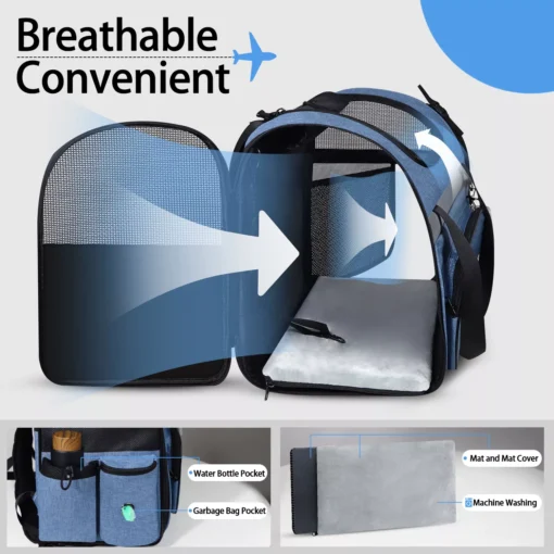 Airline Approved Pet Backpack Carrier - Image 4