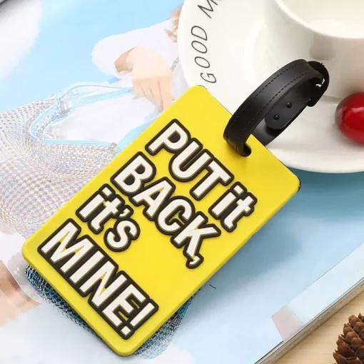 Cute “Not Your Bag” Silicone Luggage Tags - Image 4