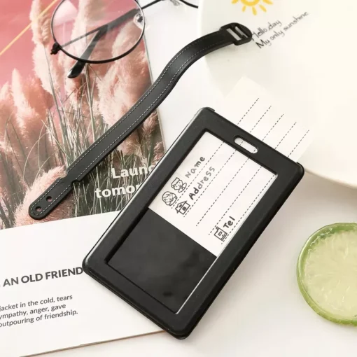 Geometric Soft Silicone Luggage Tags - Image 3