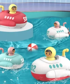 Wind-Up Submarine Bath Toy for Kids