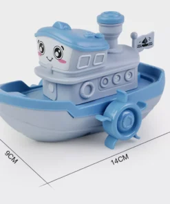 Wind Up Cartoon Ship Bath Toy for Kids