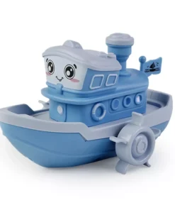 Wind Up Cartoon Ship Bath Toy for Kids