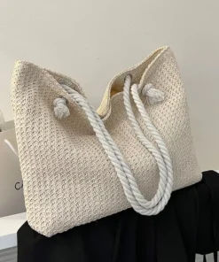 Straw Weave Summer Beach Tote
