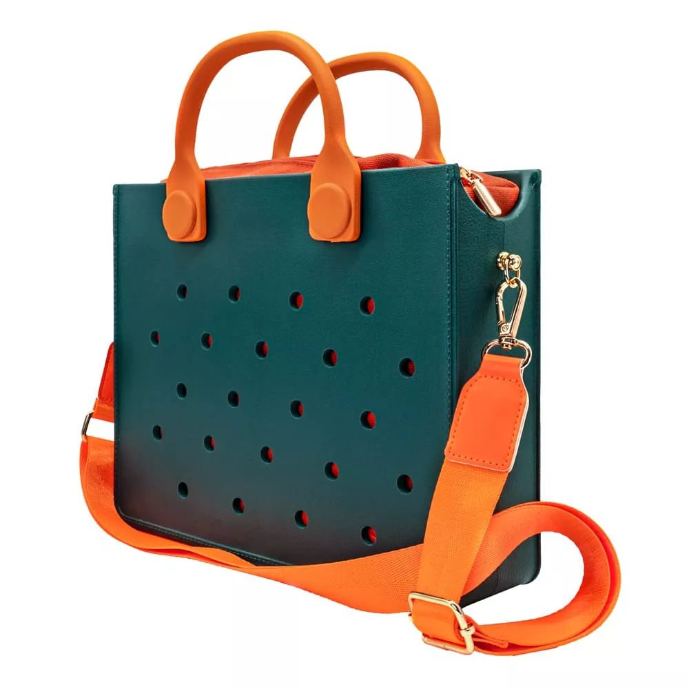 Deep Blue + Orange with Strap