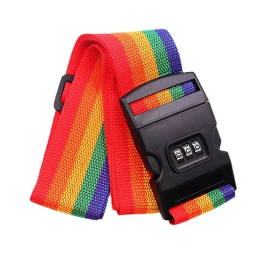 Secure Travel Luggage Strap with Adjustable Password Lock - Image 2
