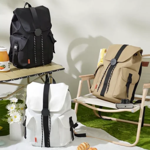 16” Laptop Backpack Waterproof Lightweight Casual Weekender Travel Bag
