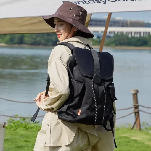 16” Laptop Backpack Waterproof Lightweight Casual Weekender Travel Bag - Image 5