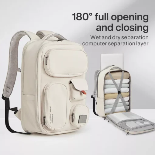 Stylish Waterproof Outdoor Travel Backpack for Women and Men - Image 2