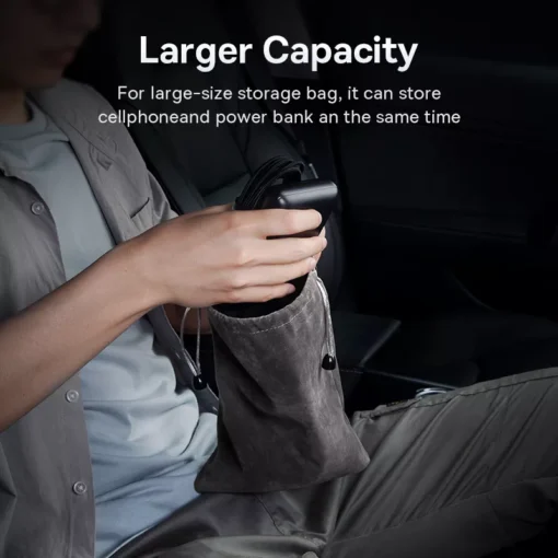 Portable Car Storage Bag for Phone, Cables, and Accessories - Image 4