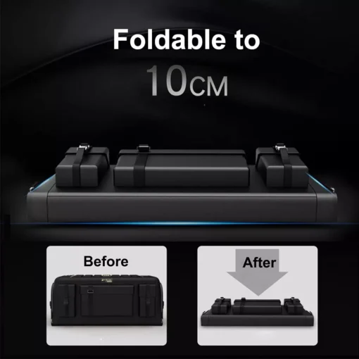 Universal Car Trunk Storage Organizer with Lid - Image 3
