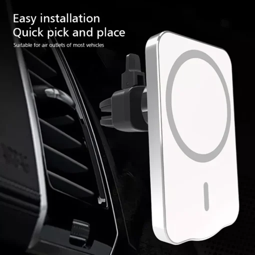 15W Magnetic Wireless Car Charger Mount - Image 7