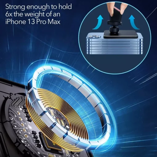 15W Magnetic Wireless Car Charger Mount - Image 3