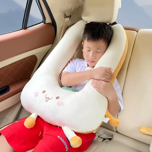 Cute Animal Pattern U-Shape Kids Travel Pillow - Image 4