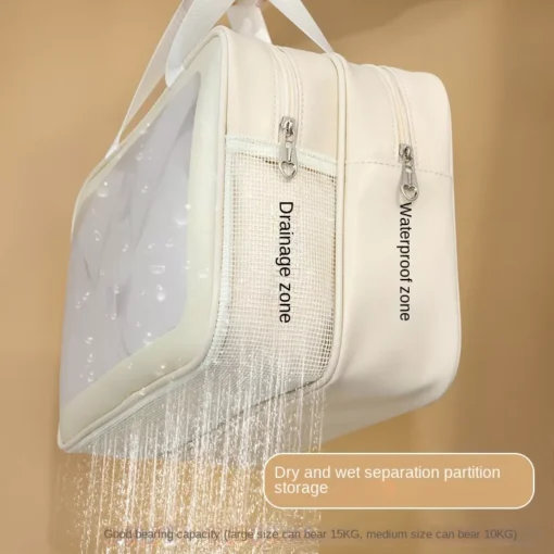 Wet-Dry Separation Makeup Bag - Image 4