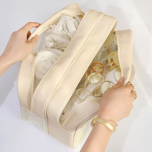 Wet-Dry Separation Makeup Bag - Image 3