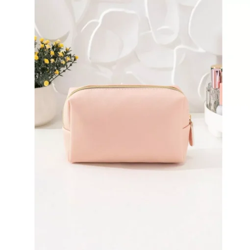 Travel-Ready Waterproof PU Leather Cosmetic Bag - Image 5