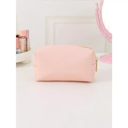 Travel-Ready Waterproof PU Leather Cosmetic Bag - Image 7