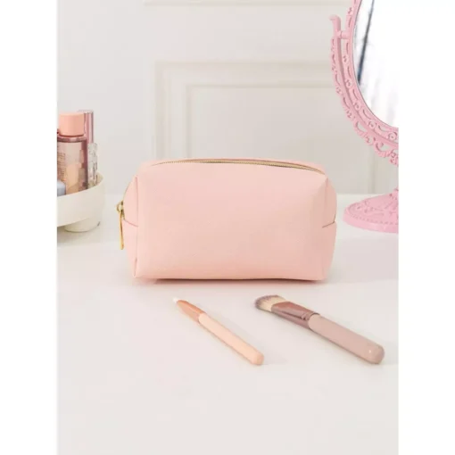 Travel-Ready Waterproof PU Leather Cosmetic Bag - Image 6