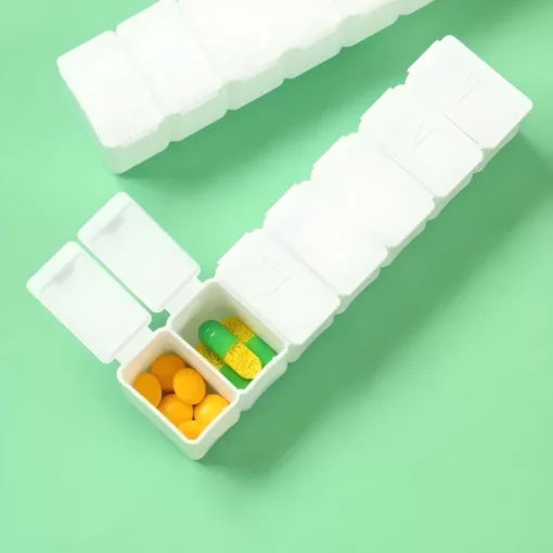 7-Day Weekly Pill Organizer with 5 Colors - Image 5