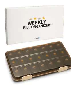Large Capacity Weekly Pill Organizer – 21/28 Grids Pill Case