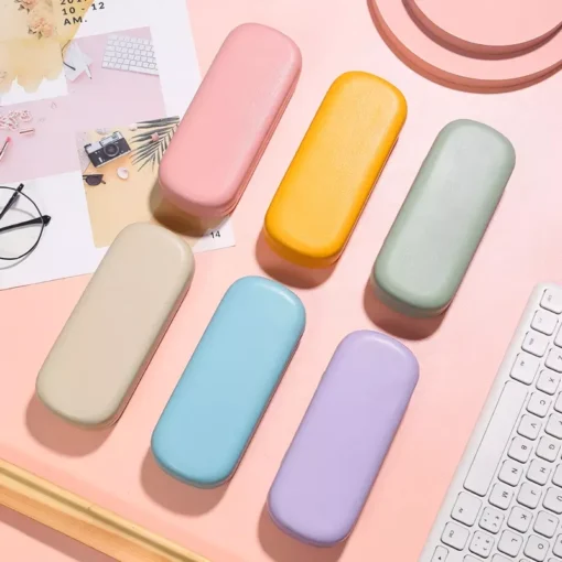 Candy Colored PU Sunglasses Case - Image 3