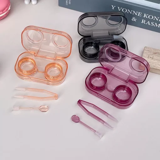Contact Lens Case Box Holder Travel Kit Container - Image 4