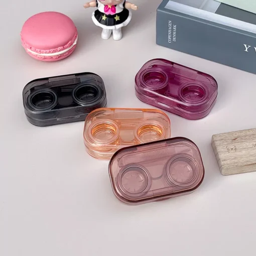 Contact Lens Case Box Holder Travel Kit Container - Image 3