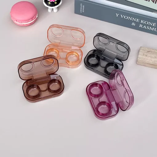 Contact Lens Case Box Holder Travel Kit Container - Image 5