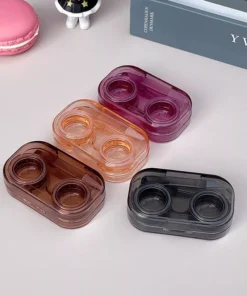 Contact Lens Case Box Holder Travel Kit Container