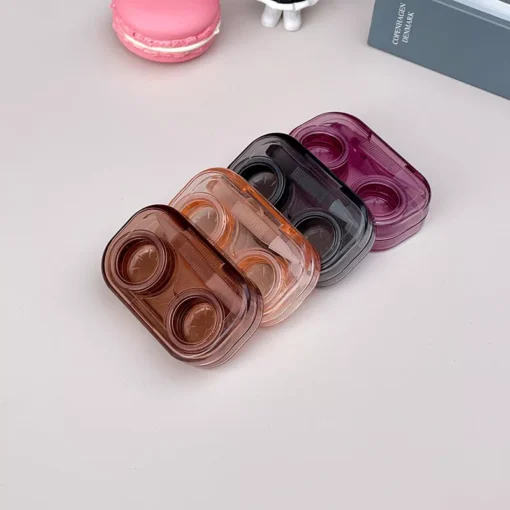 Contact Lens Case Box Holder Travel Kit Container - Image 7