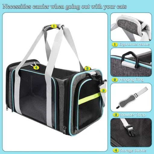 Breathable Small Pet Carrier - Image 3