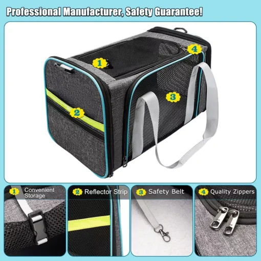 Breathable Small Pet Carrier - Image 4