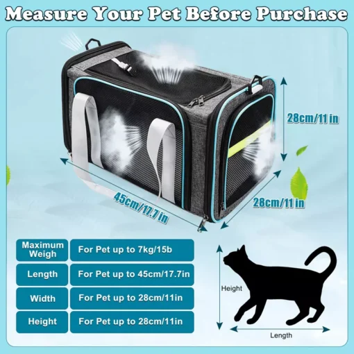 Breathable Small Pet Carrier - Image 5