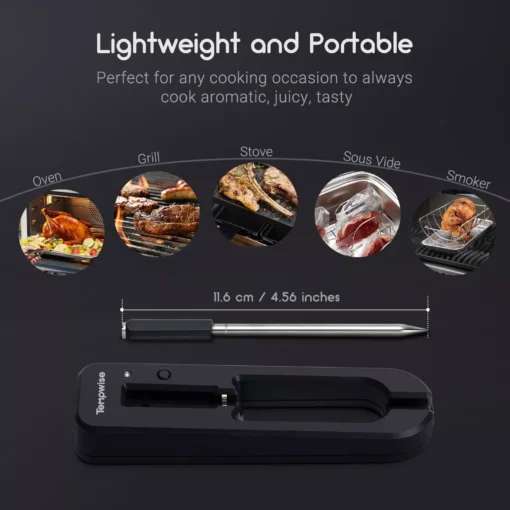 Smart Wireless Oven Thermometer with Bluetooth Control - Image 5