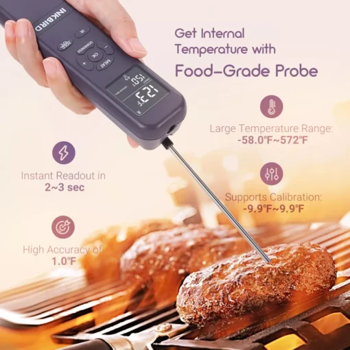 Handy Meat Thermometer with IR Detector - Image 3