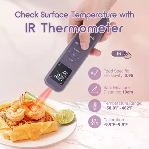 Handy Meat Thermometer with IR Detector - Image 6