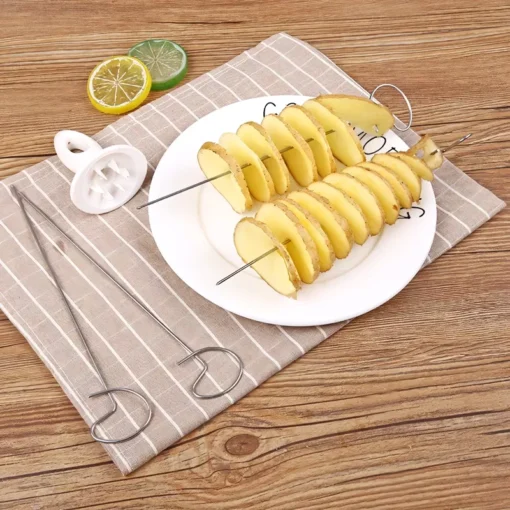 Portable Potato Spiral BBQ Skewers - Image 2